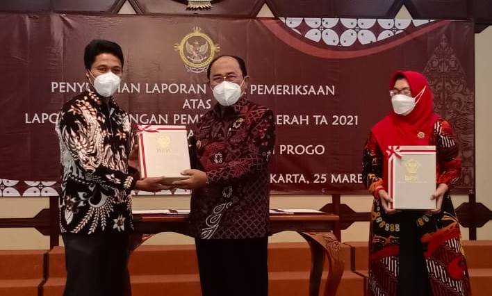 BPK Audit LKPD 2021, Kulonprogo Raih Opini WTP