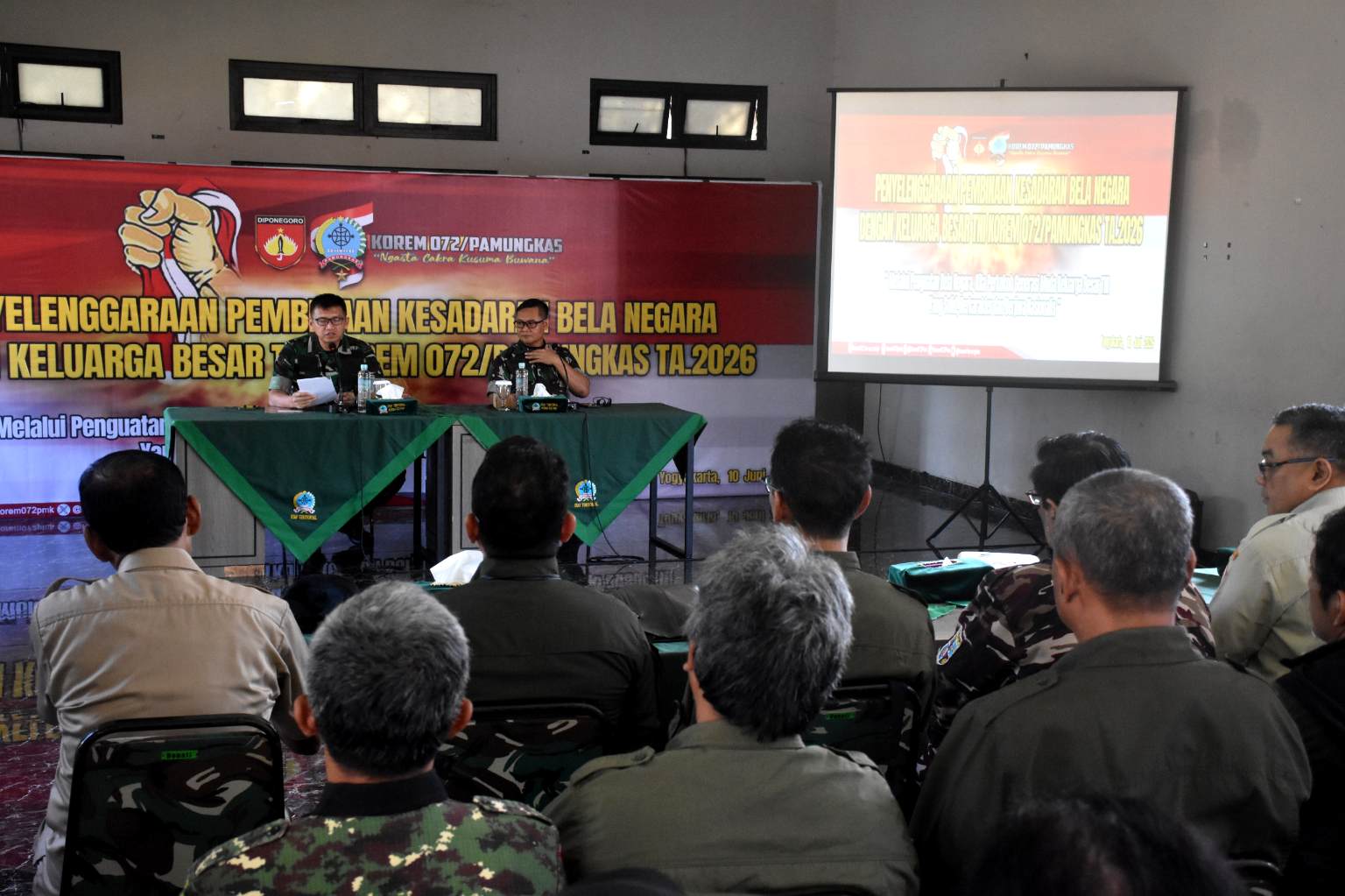 Korem 072/Pamungkas Perkuat Bela Negara KBT Hadapi Ancaman Siber dan Hoaks