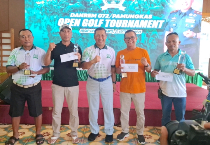 Hadiah Alphard Tak Terbawa Pulang di Gelaran Danrem 072/Pamungkas Open Golf Turnament 2025