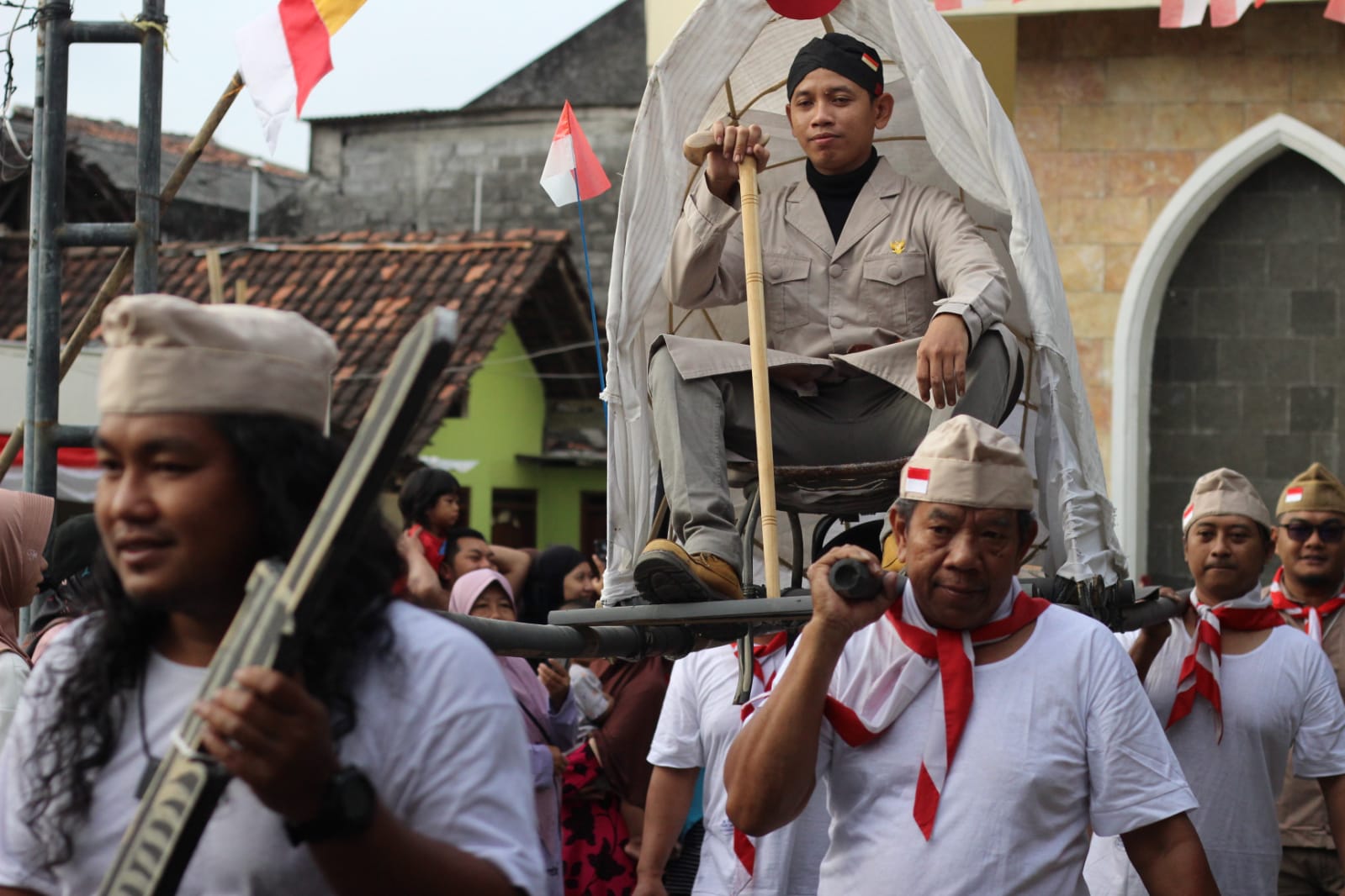 Karnaval dan Lomba Meriahkan Peringatan Hut Ke-78 RI di Padukuhan Sanggrahan