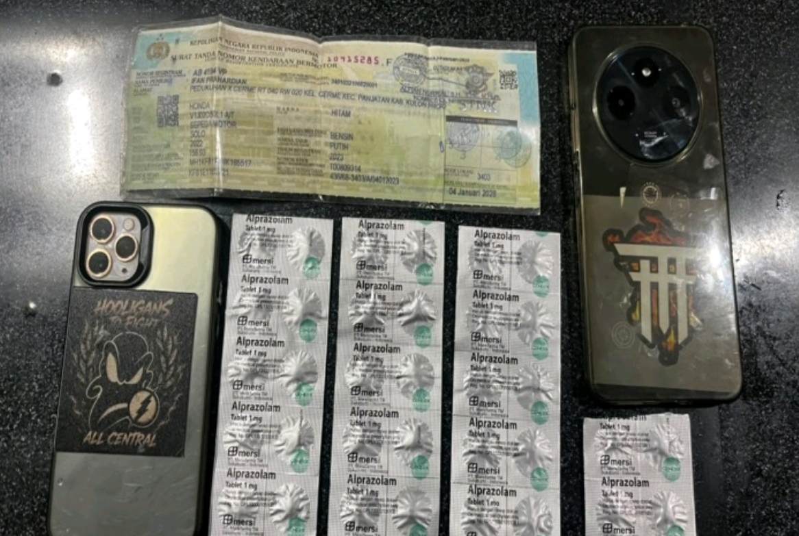 Polres Bantul Sita 41 Tablet Psikotropika, Dua Pria Diamankan