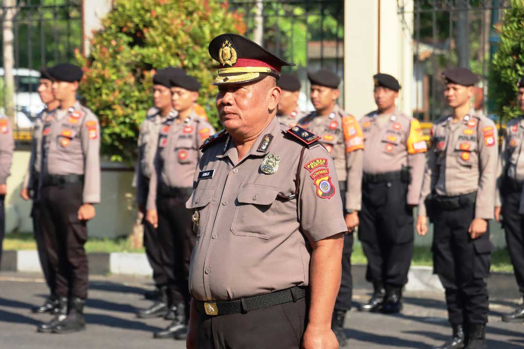 Jelang Pensiun, Kapolsek Srandakan Naik Pangkat Jadi Kompol Pengabdian