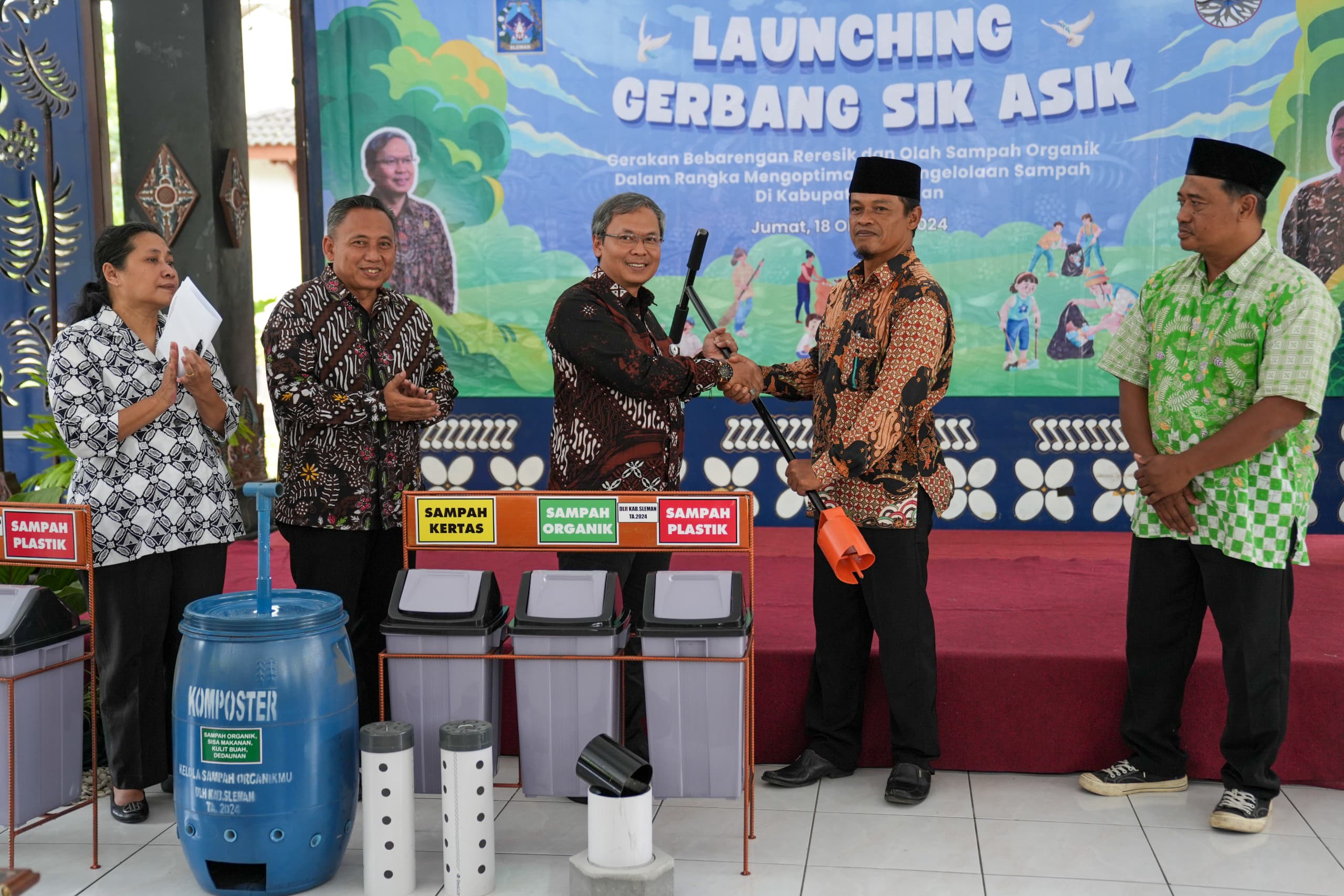 Atasi Masalah Sampah, Pemkab Sleman Launching Inovasi 'Gerbang Sik Asik'