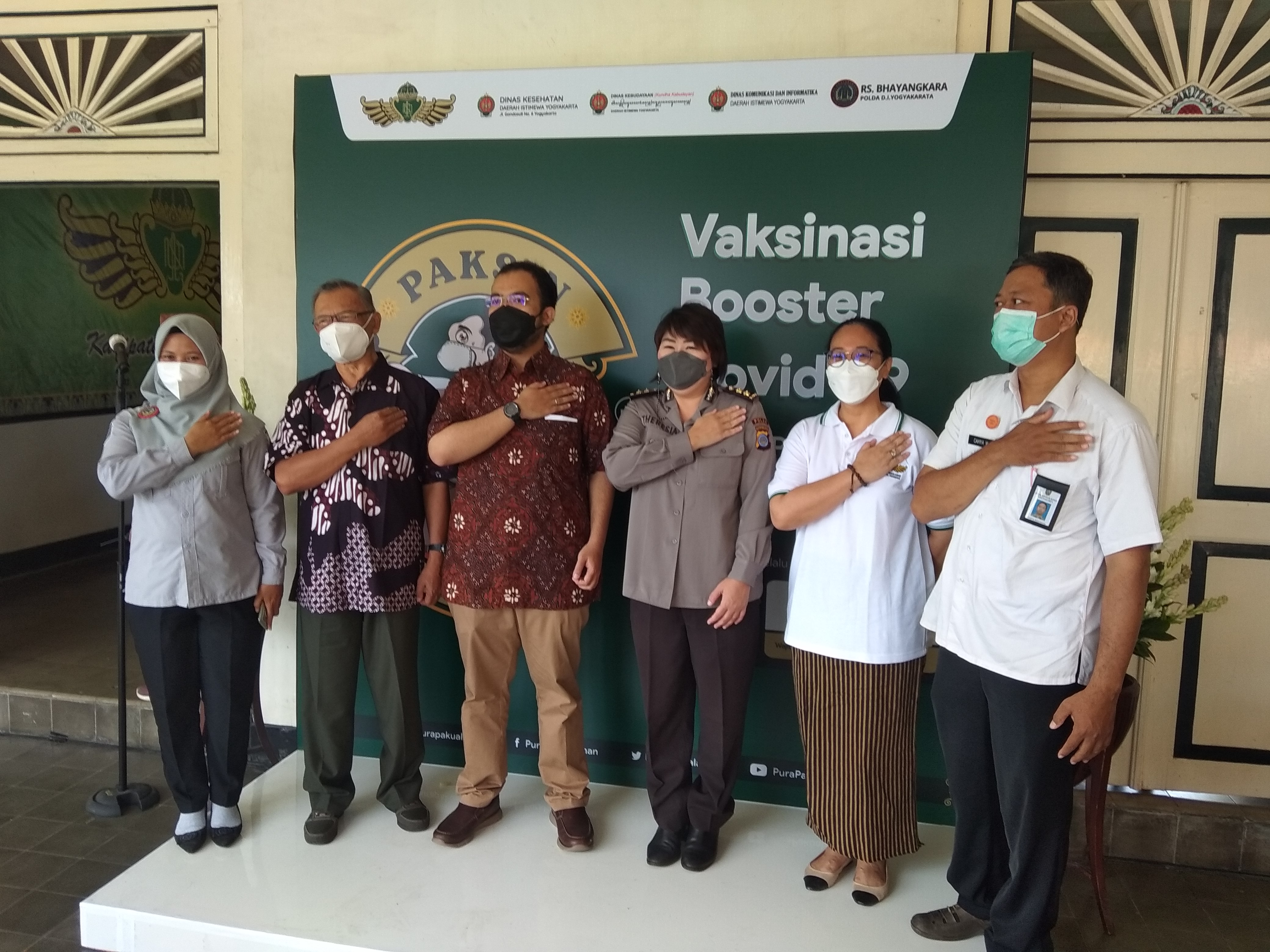 750 Orang Ikut Vaksinasi Booster, Pakualaman Sehatkan Indonesia
