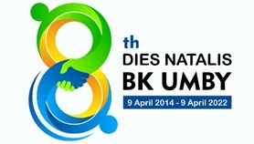  Logo  Dies Natalis ke-8 BK UMBY, Hasil  Sayembara Desain Kalangan Pelajar 