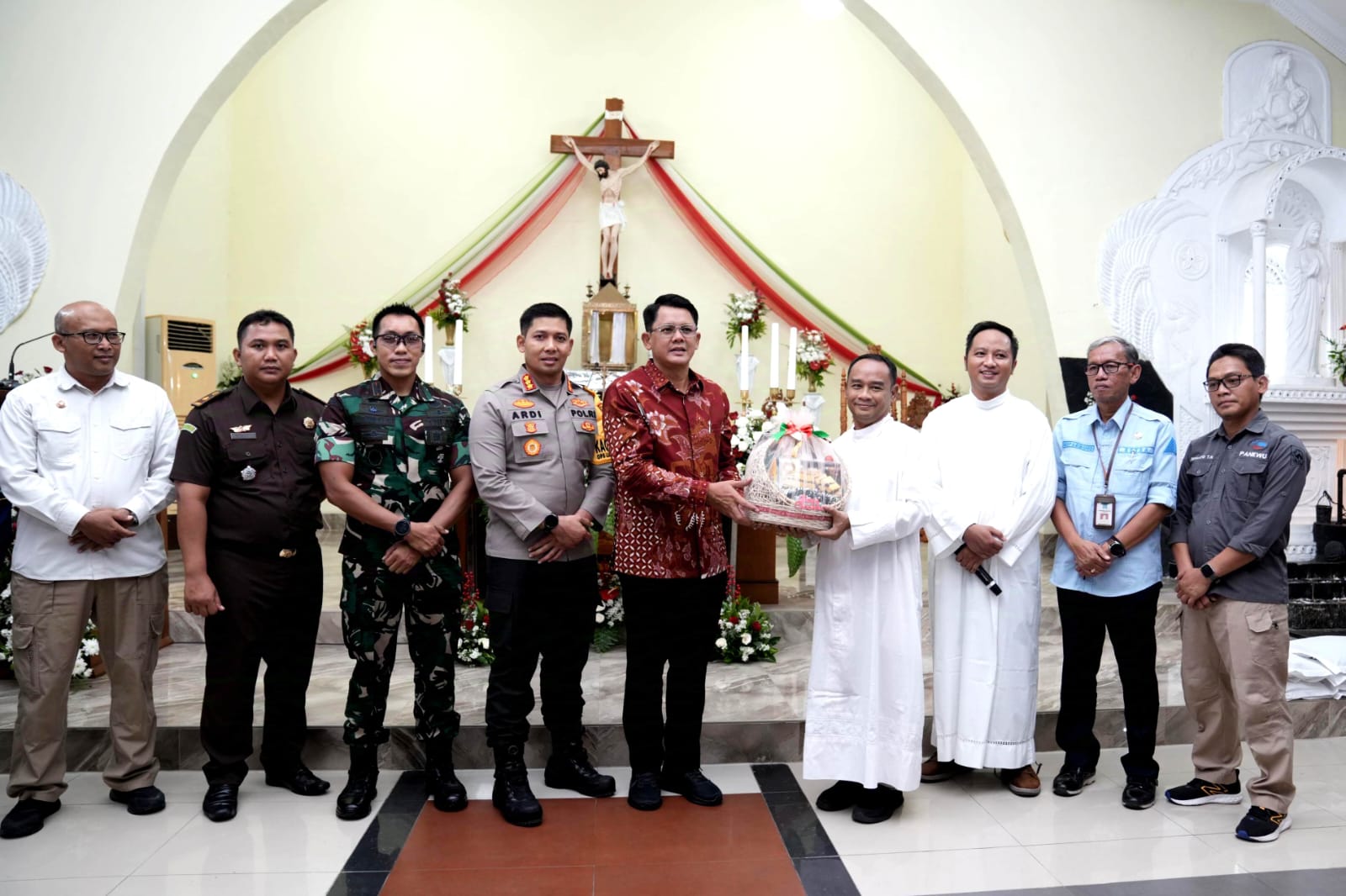 Forkopimda Sleman Pantau Sejumlah Gereja, Pastikan Perayaan Natal Damai dan Kondusif