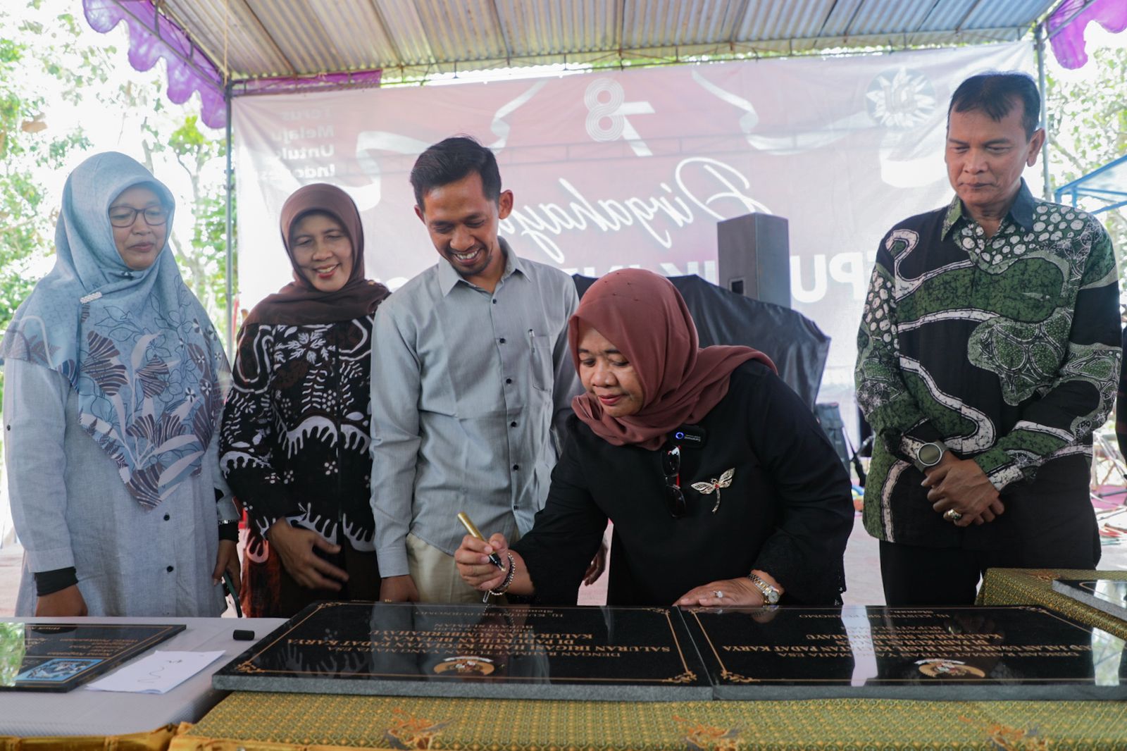 Bupati Sleman Resmikan Padat Karya 5 Dusun di Kapanewon Minggir