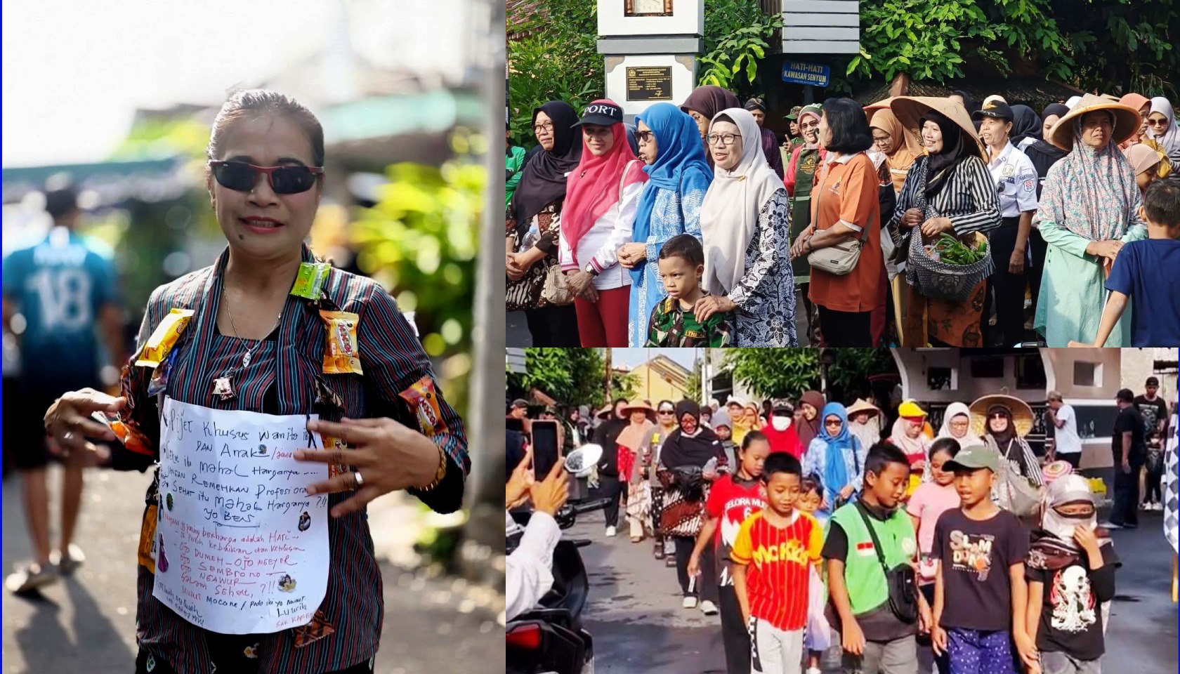 Jalan Sehat Peringati Hari Pahlawan Warga RW 45 Kayen Penuh Keunikan, Begini Ceritanya