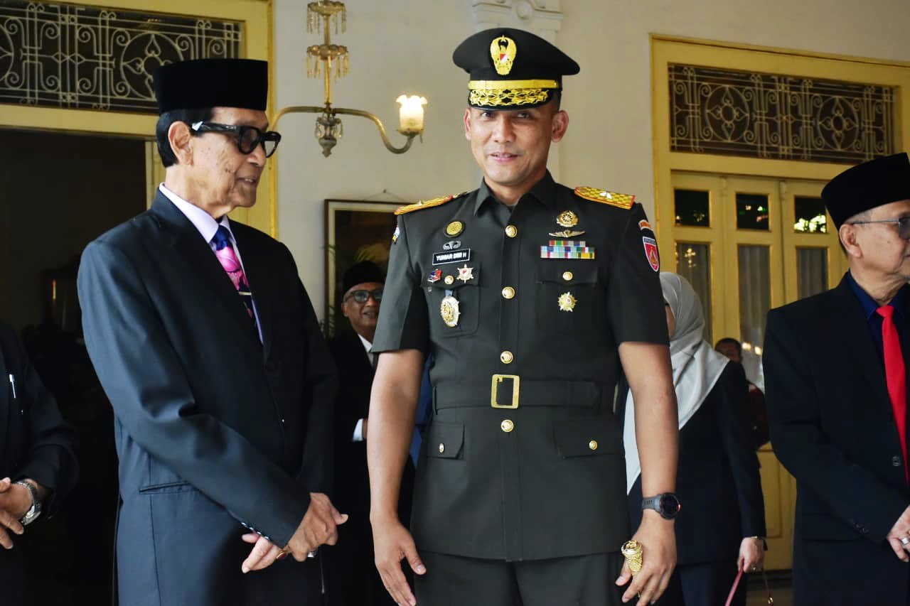Danrem 072/Pamungkas Hadiri Pelantikan Pejabat Strategis Pemda DIY