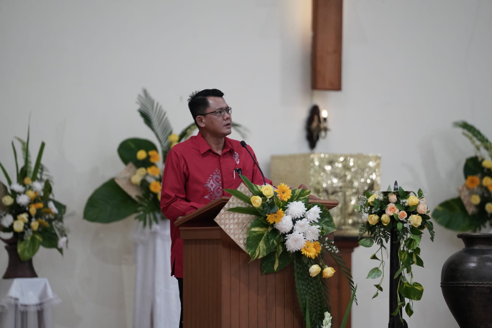 Danang Maharsa Hadiri Perayaan Paskah di Dua Tempat, Inilah Pesannya