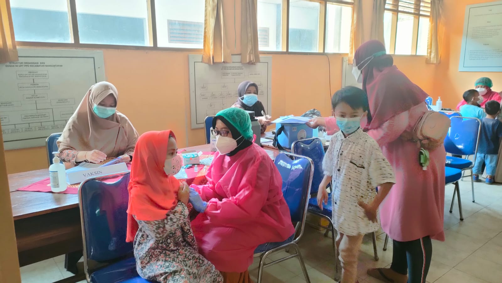 Sebanyak  250 Siswa SD Banguntapan Ikuti  Vaksinasi  dosis  -2