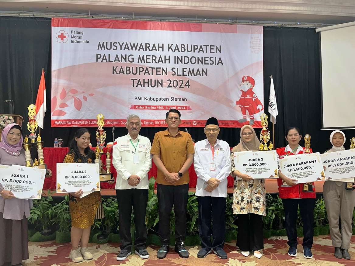 Wabup Danang Maharsa Buka Muskab PMI Kabupaten Sleman 2024