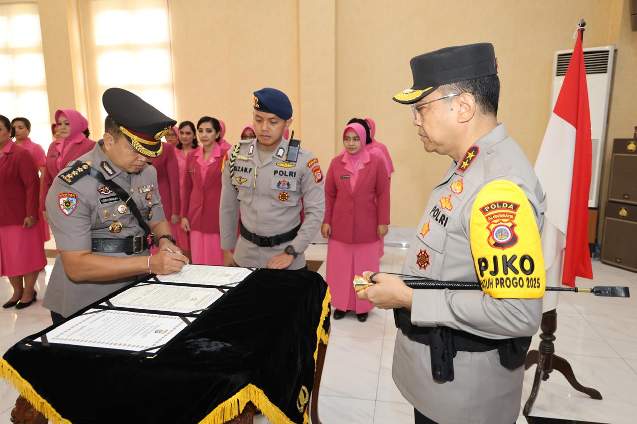 Rotasi Strategis di Polda DIY, Tiga Pejabat Kunci Resmi Berganti