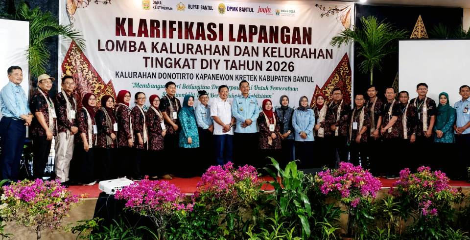 Donotirto Wakili Bantul di Lomba Kalurahan DIY 2026, Andalkan UMKM dan Inovasi