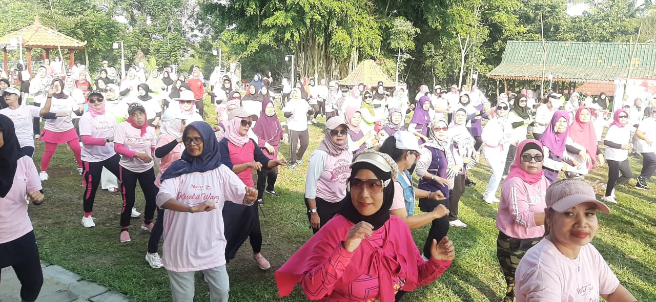 Masata-Astagina Jogja Kolaborasi Gelar Senam Massal dan Aksi Donor Darah di Dewi Klangsi