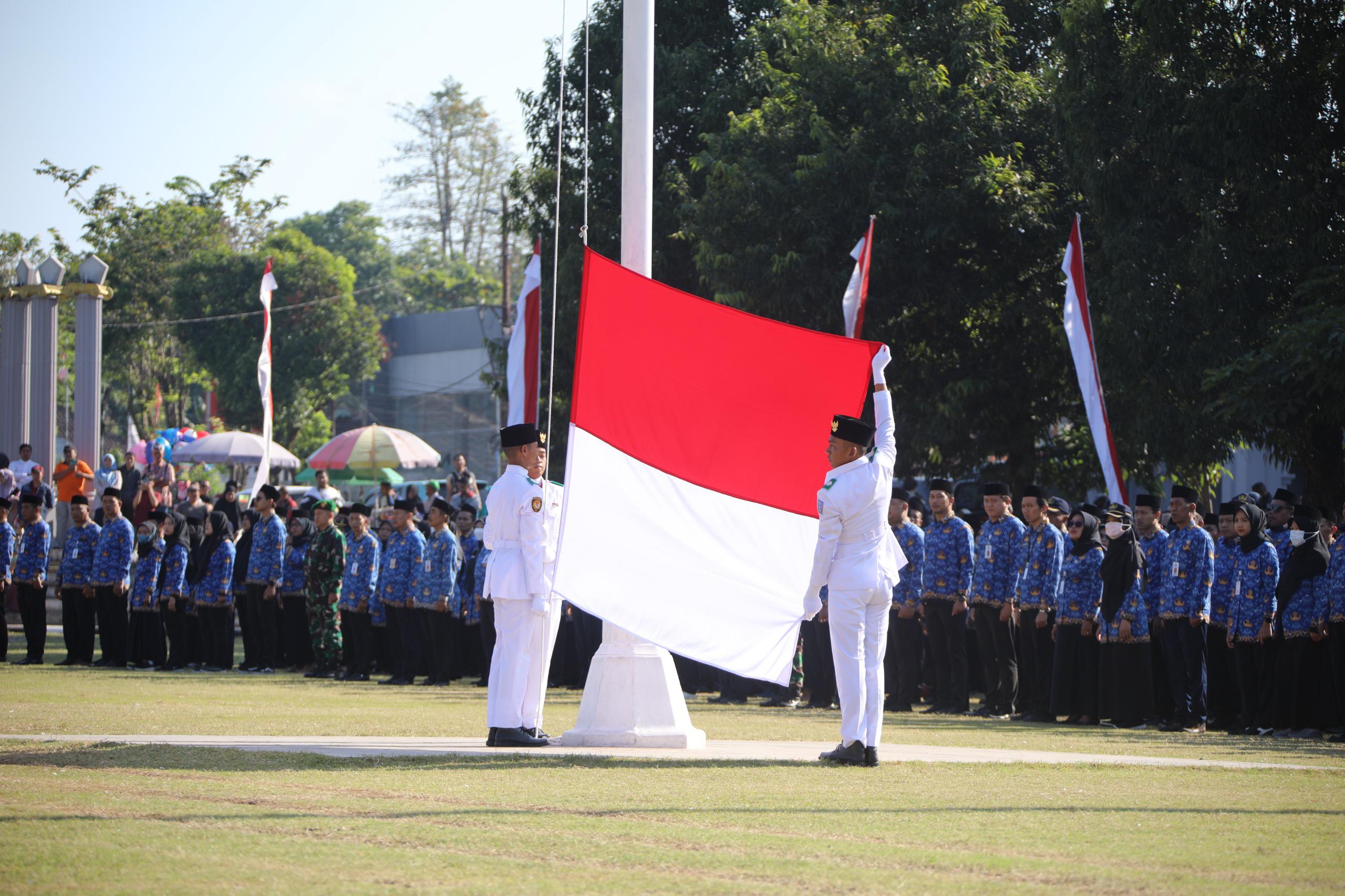 Pemkab Sleman Gelar Upacara Peringati HUT ke-79 Proklamasi Kemerdekaan RI