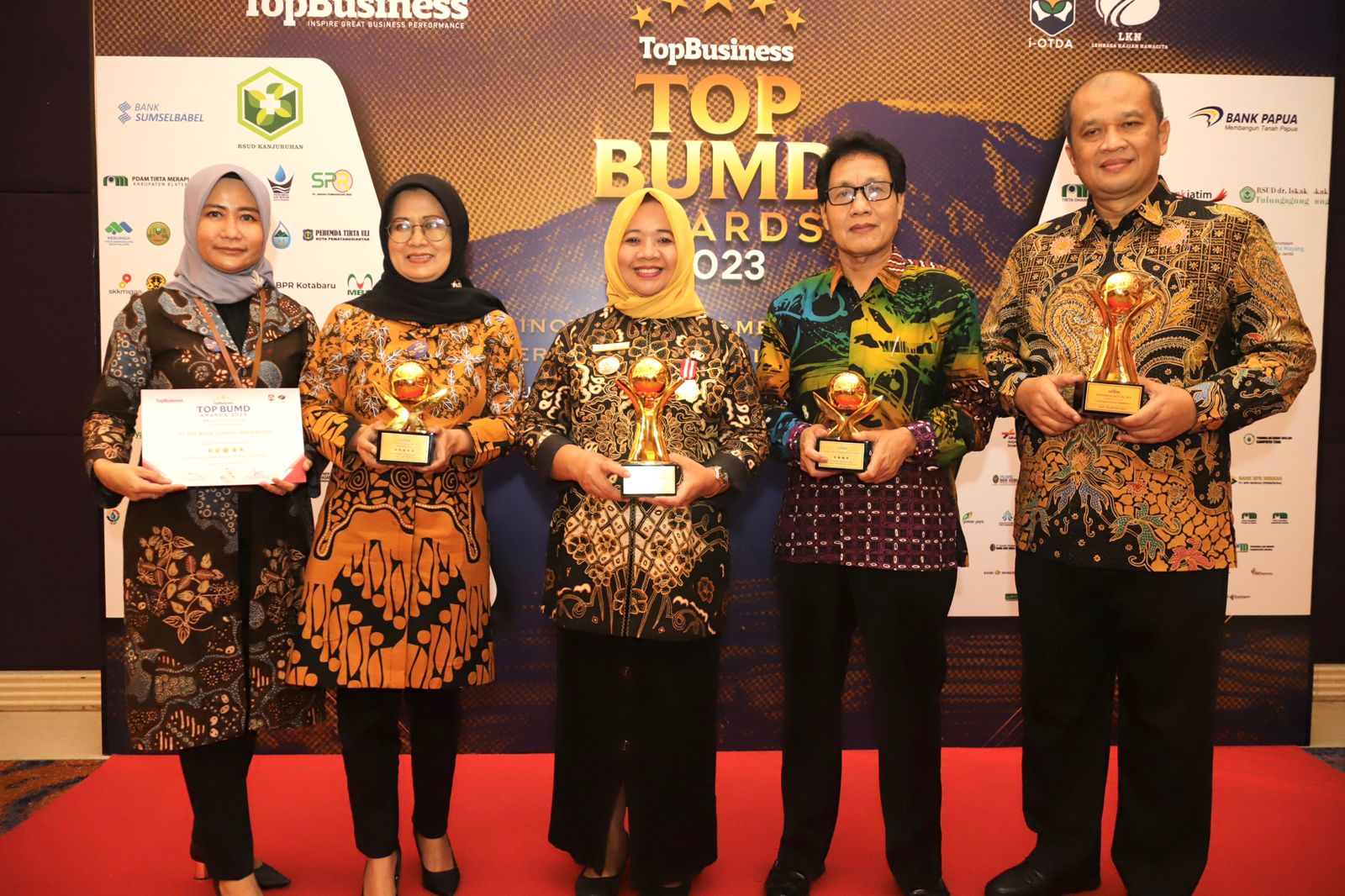 Pemkab Sleman Raih 5 Penghargaan Top BUMD Awards 2023 