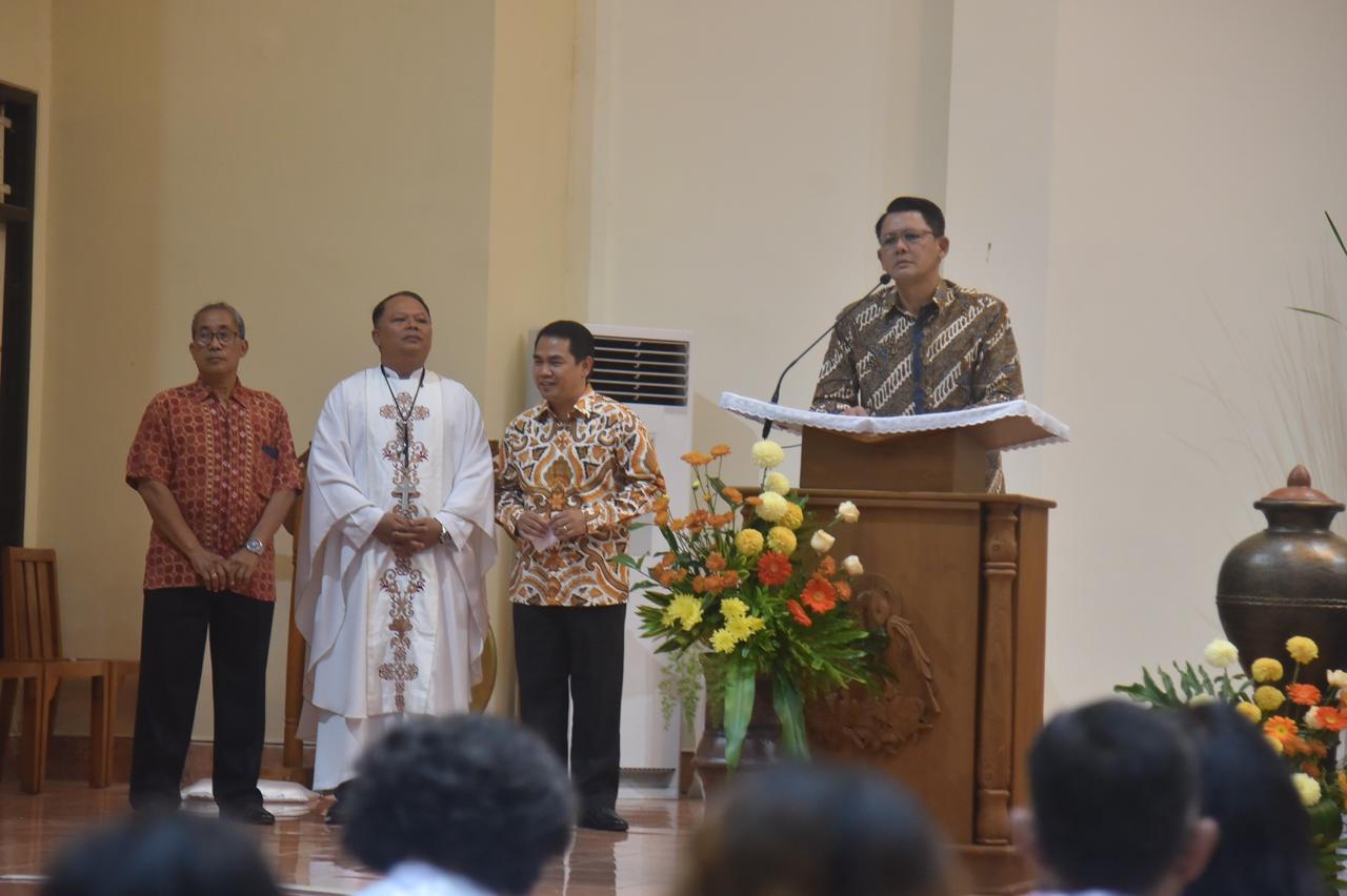 Wabup Sleman Hadiri Malam Paskah di Gereja Babadan, Tekankan Toleransi dan Persaudaraan