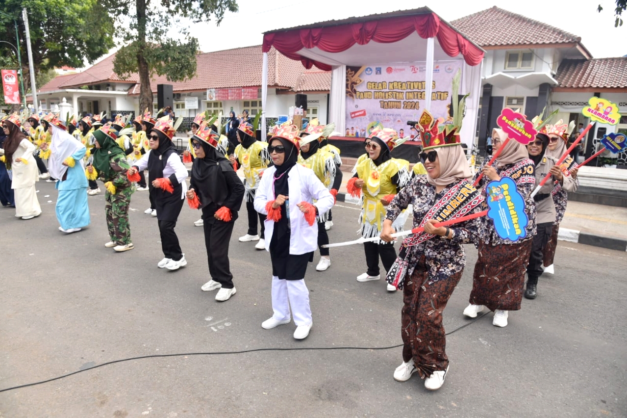 Gebyar Kreativitas PAUD HI Kabupaten Sleman, Kustini: Upaya Mempersiapkan Indonesia Emas 2045