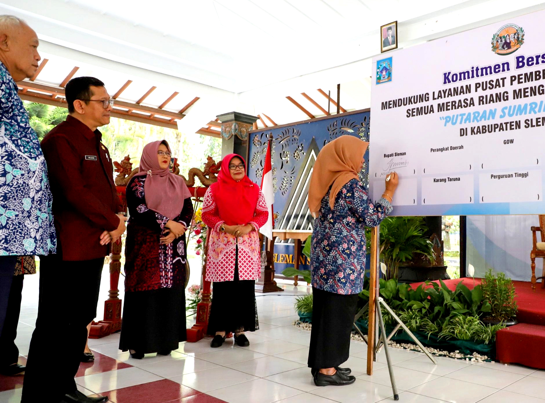 Wujudkan Women Support Women, Bupati Sleman Launching Aksi Putaran Sumringah