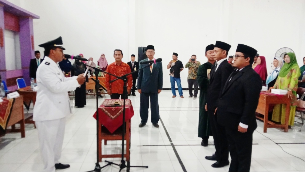 Pelantikan Dukuh Serayu dan Gandekan, Lurah Bantul Tekankan Siap Melayani 24 Jam