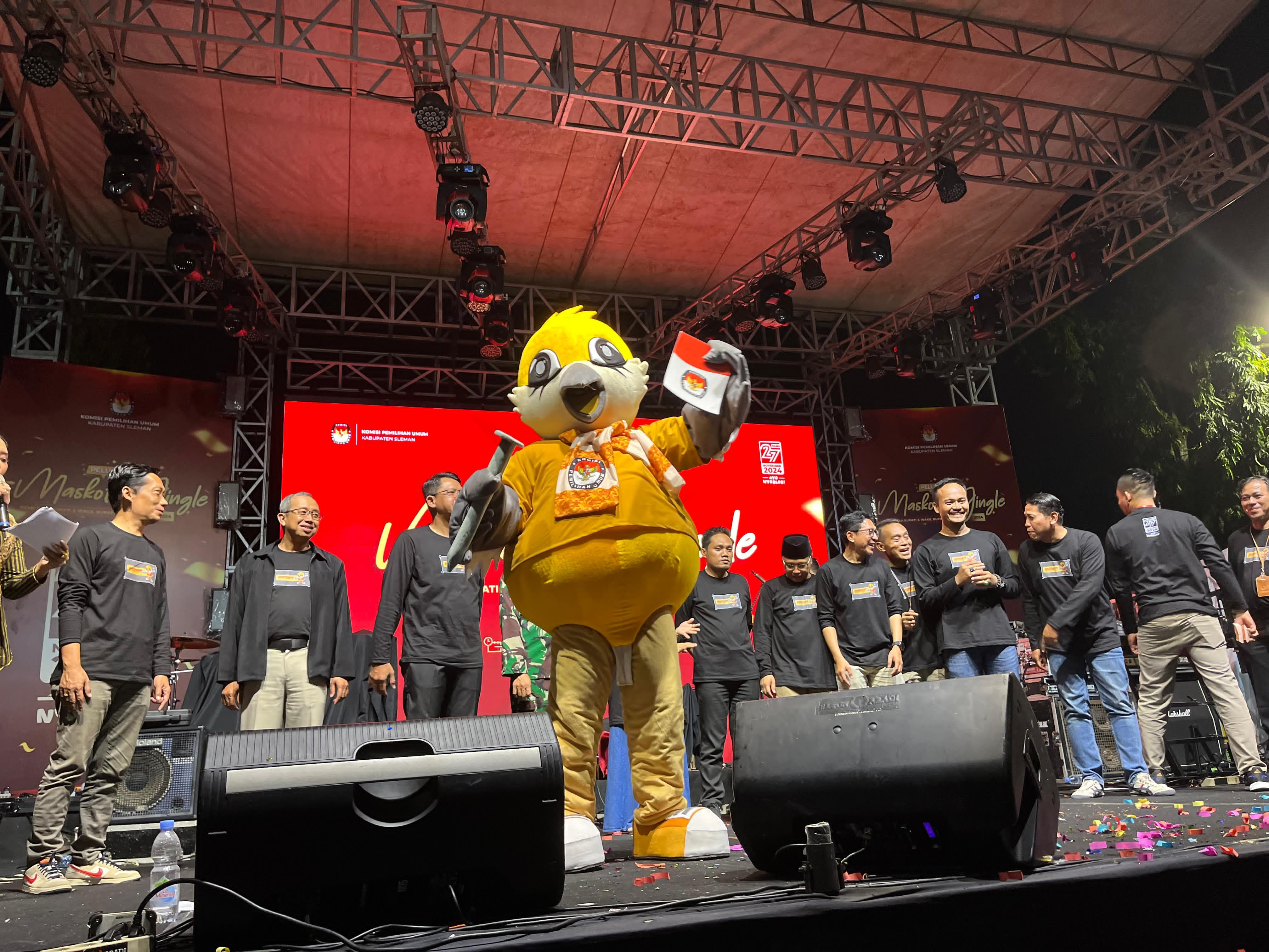 KPU Sleman Luncurkan Maskot dan Jingle Pilkada 2024