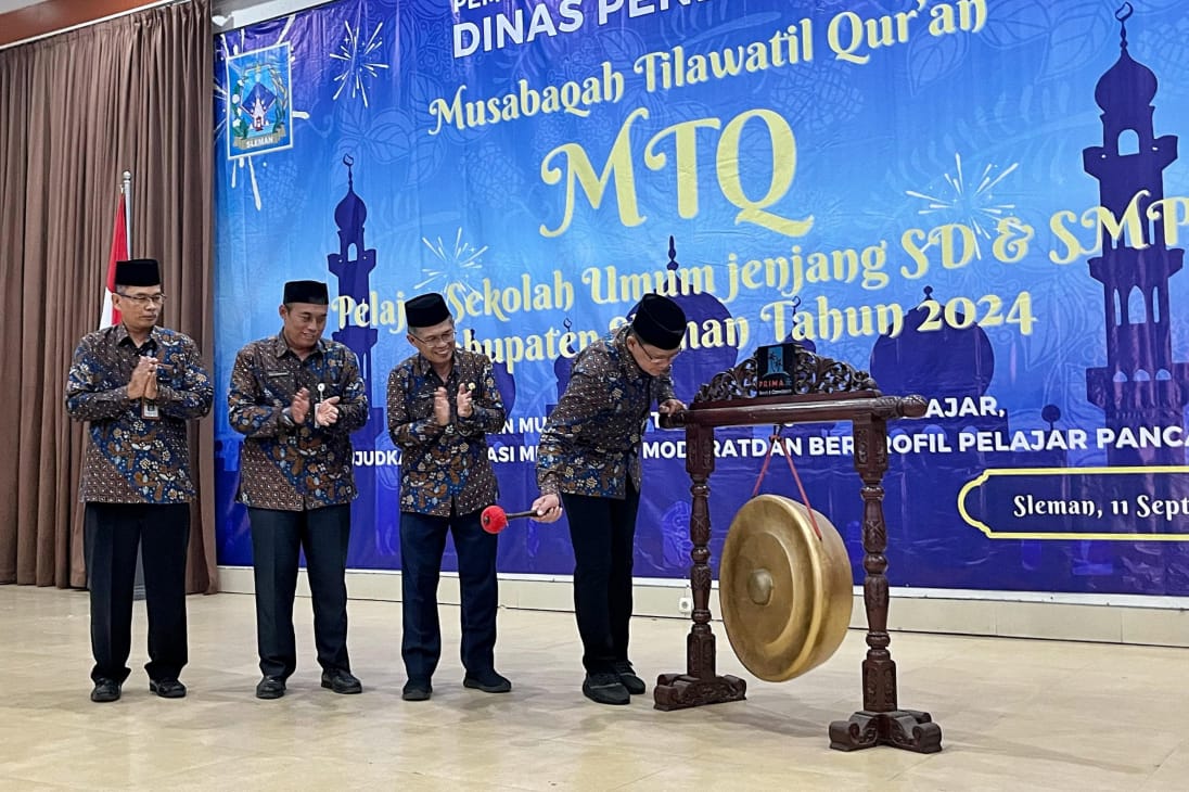 MTQ Pelajar SD dan SMP Kabupaten Sleman, Danang: Pembangunan Akhlak Generasi Muda