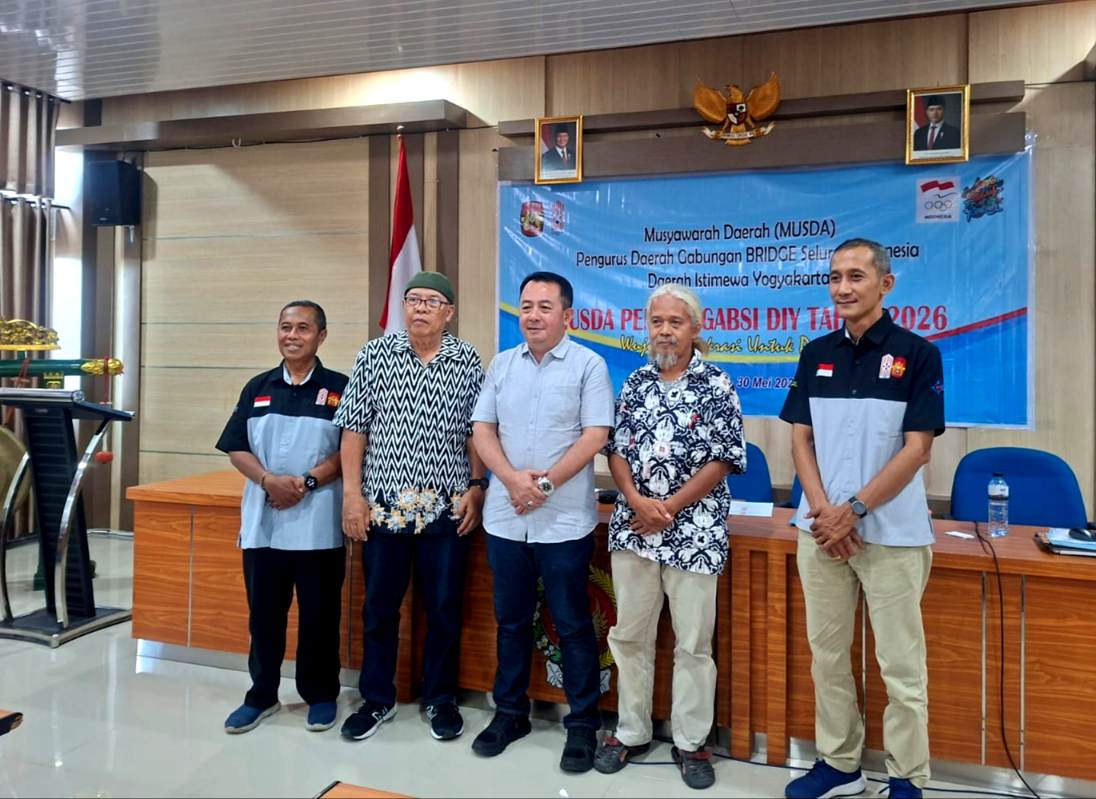 Ariyanto Wibowo Nahkodai Gabsi DIY, Siap Populerkan Bridge hingga Sekolah