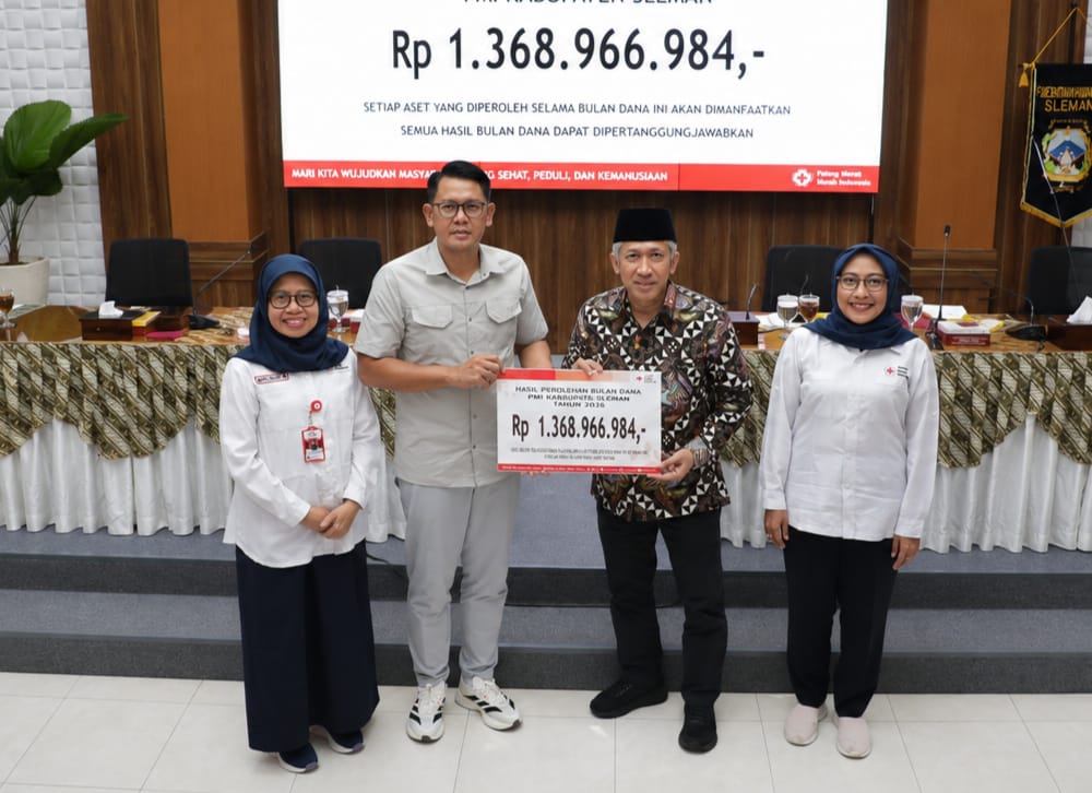 PMI Sleman Himpun Rp1,3 Miliar, Dana Kemanusiaan Siap Dukung Layanan Kesehatan dan Bencana