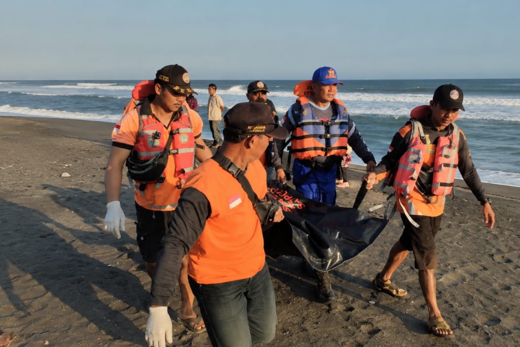 Bocah Terseret Ombak Pantai Goa Cemara Ditemukan Meninggal di Bugel Kulon Progo