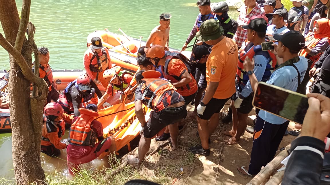 Korban Tenggelam Sungai Oyo Ditemukan Meninggal Dunia