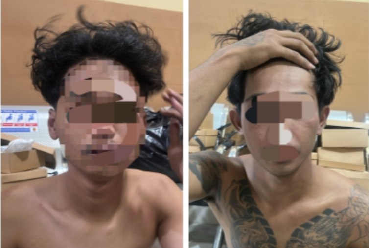 Dua Pemuda Bawa Celurit Diamankan Polisi di Depan PN Bantul