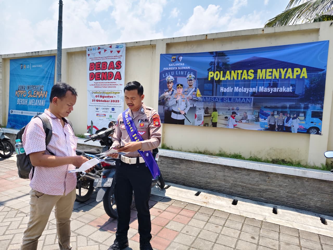 Polresta Sleman Dekatkan Layanan ke Warga Lewat Program 'Polantas Menyapa'
