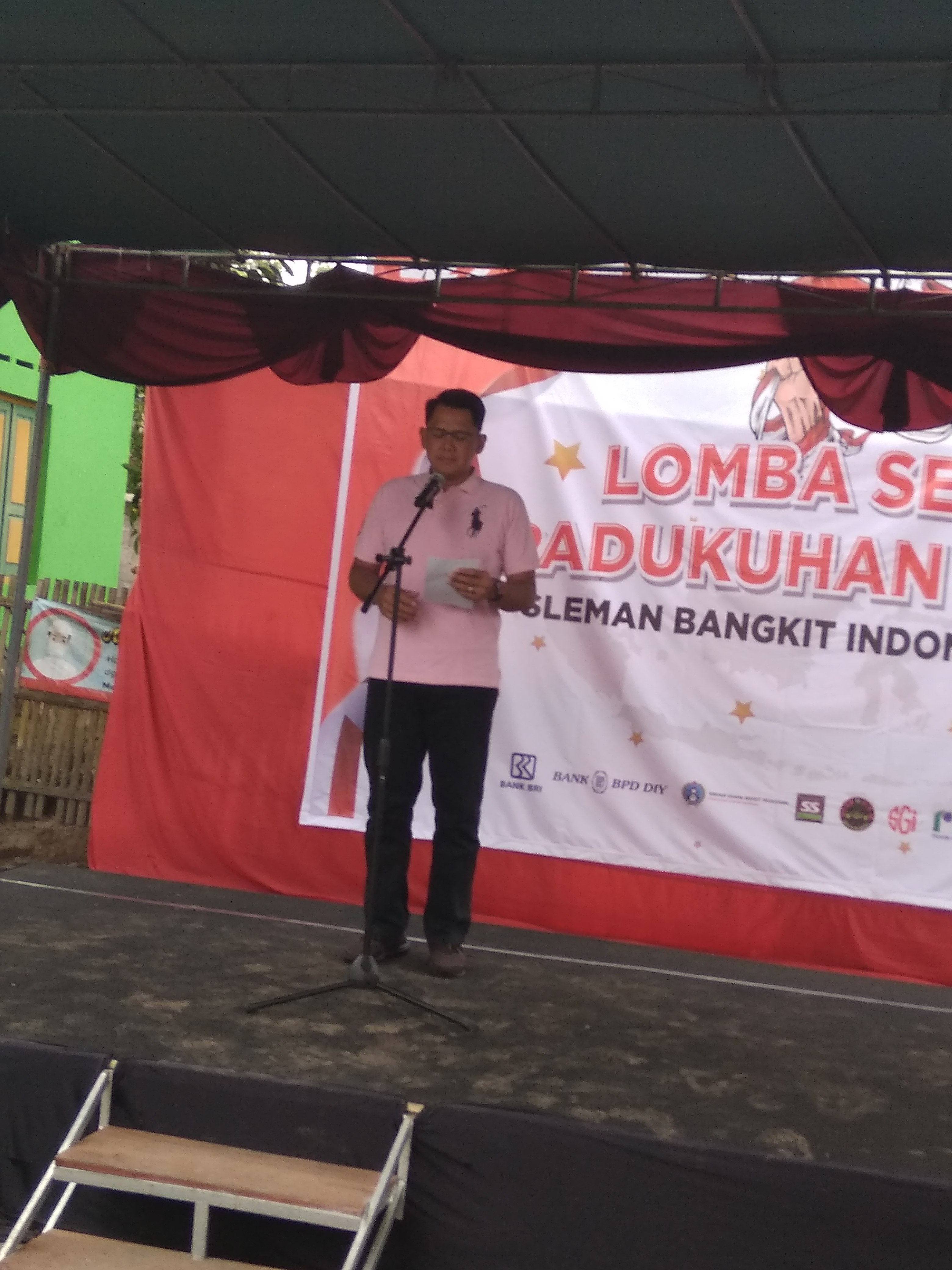 Padukuhan Temon Pandowoharjo Adakan Lomba Senam Sleman Bangkit 