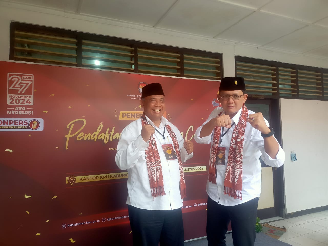 Tim Pemenangan Paslon Harda-Danang Layangkan Keberatan ke KPU Sleman