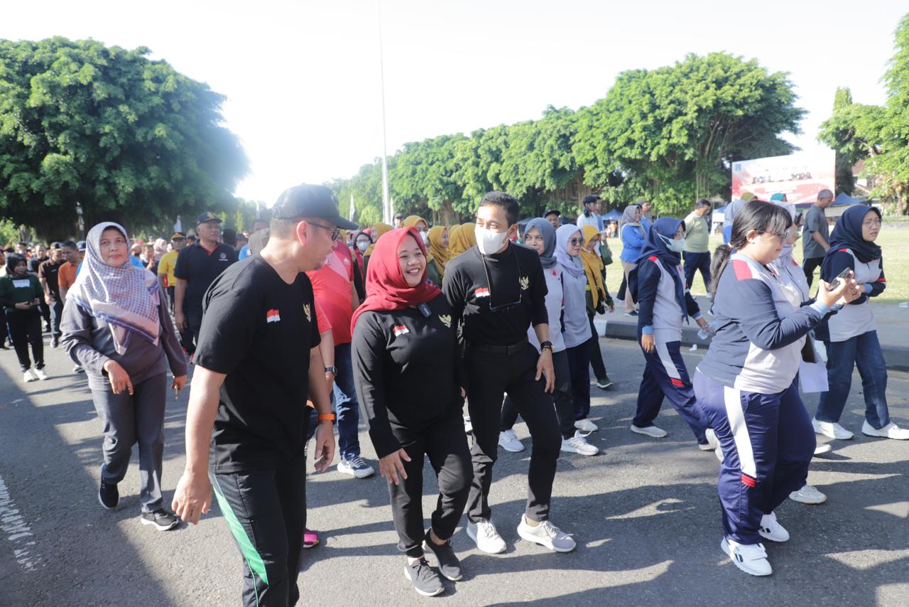 Peringati Hari Pancasila, 500 Peserta Jalan Sehat Bersama Bupati