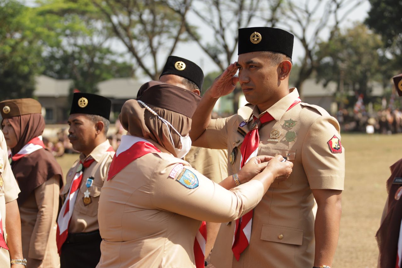 Bupati Sleman Pimpin Apel Besar Peringatan Hari Pramuka Ke-62 Tingkat Kabupaten 