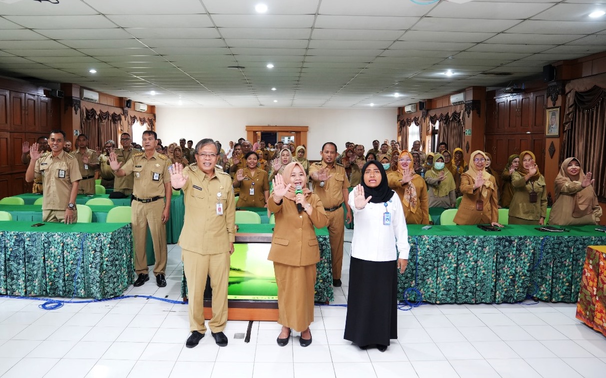 Bupati Sleman Buka Sosialisasi P4GN Bagi ASN, 150 Peserta Cek Urine