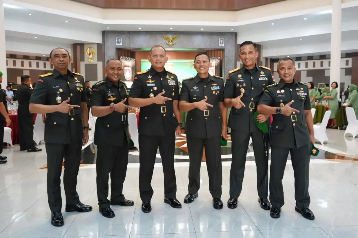 Danrem 072/Pamungkas Hadiri Sertijab sejumlah Pejabat Kodam IV/Diponegoro