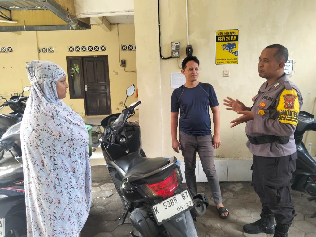 Patroli Kamtibmas Intensif, Polisi Gencarkan Edukasi Anti-Curanmor di Wilayah Kos-Kosan Condongcatur